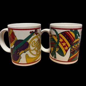 Holiday Splendor by Riviera Van Beers Christmas Holiday 2 Mug Bundle
